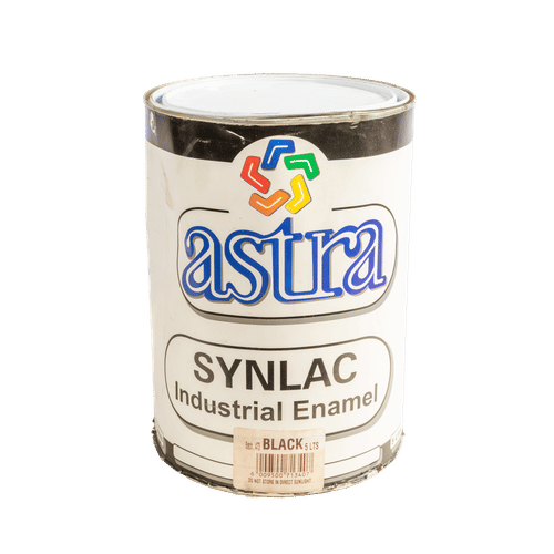 ASTRA SYNLAC INDUSTRIAL ENAMEL BLACK 5Lt PAINT
