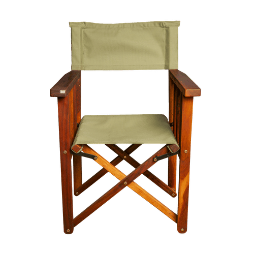 580x400x915mm GREEN BACK TEAK DIRECTOR'S CHAIR  
