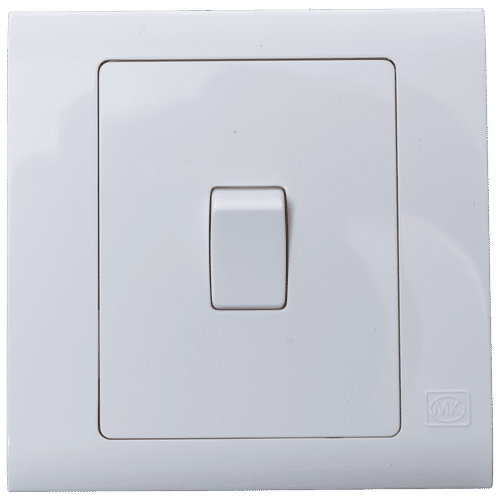 MK 1GANG 2WAY FLUSH WHITE 10Amp SWITCH