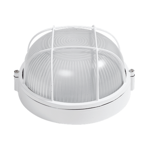 RADIANT WHITE GUARD ES 60w ROUND BULKHEAD