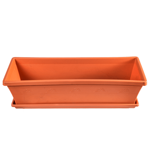 50cm TERRA SILL PLANTER AND SAUCER