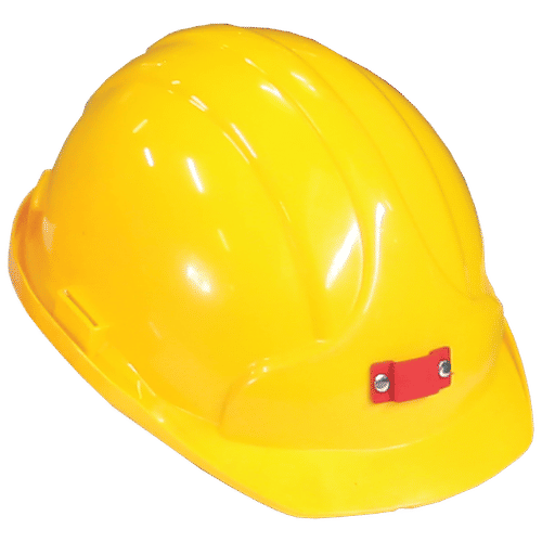 6 POINT YELLOW MINERS SAFETY HARD HAT