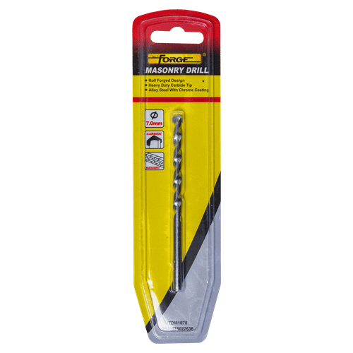 FORGE CHROME PLATED 7x100mm MASONRY DRILL BIT 