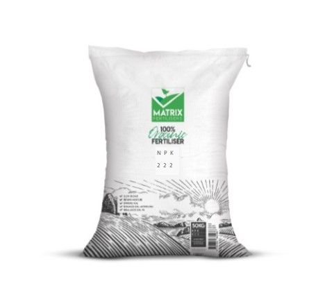 MATRIX 100% ORGANIC N.P.K 2-2-2 50kg FERTILIZER