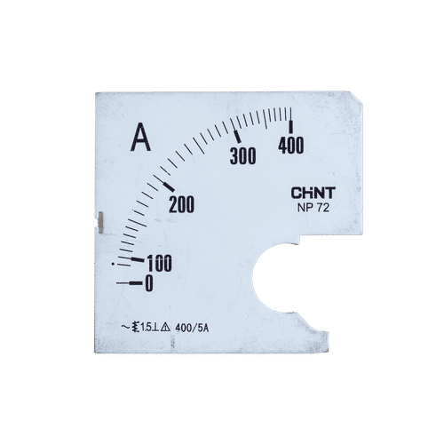 CHINT 400/5a AMMETER SCALE PLATE FOR NP72