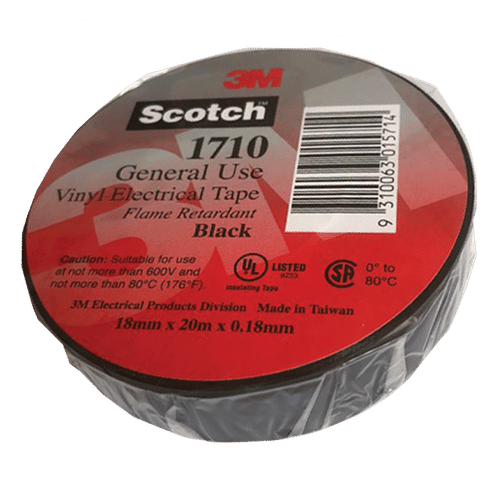 3M SCOTCH BLACK 18mmx20m  INSULATION TAPE