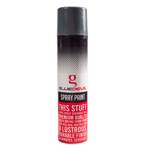 GLUEDEVIL MACHINERY GREY 300ml SPRAY PAINT