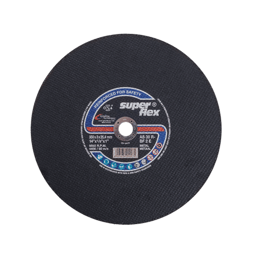 SUPER FLEX 350 x 3 x 25.4mm STEEL CUTTING DISC