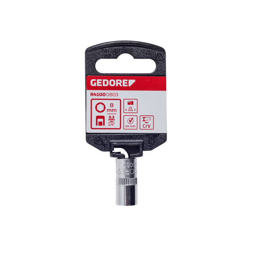 GEDORE RED ¼" DRIVE 8mm HEX SOCKET