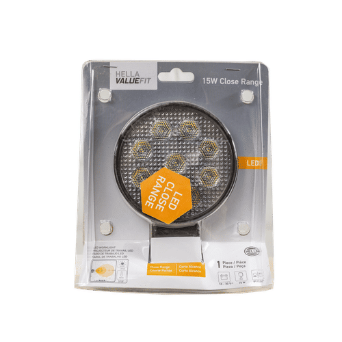 HELLA VALUEFIT  15w ROUND LED FLOOD BEAM WORKLIGHT