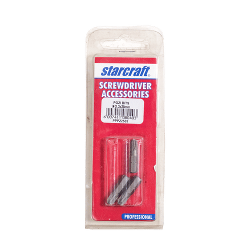 No.3 x 25mm POZI BITS