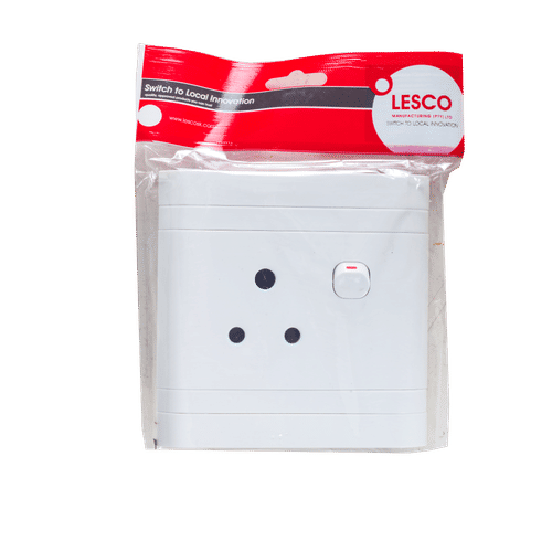 LESCO FLUSH 4X4 16a SINGLE SWITCH  SOCKET OUTLET