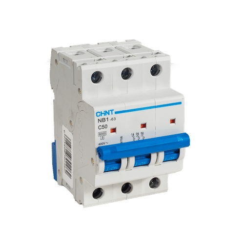 CHINT NB1-63 63ka 50a TRIPLE POLE MCB