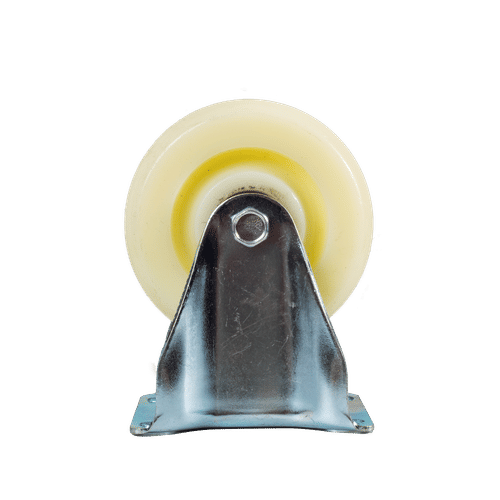  RUBBER & STEEL 100kg 4" FIXED CASTOR WHEEL