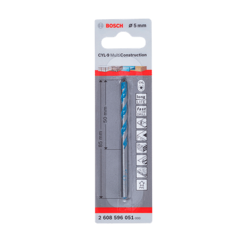BOSCH MULTI CONSTRUCTION 5x50mm DRILL BIT
