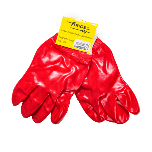 FORGE TGL1125 PVC ELASTICATED WRIST GLOVES