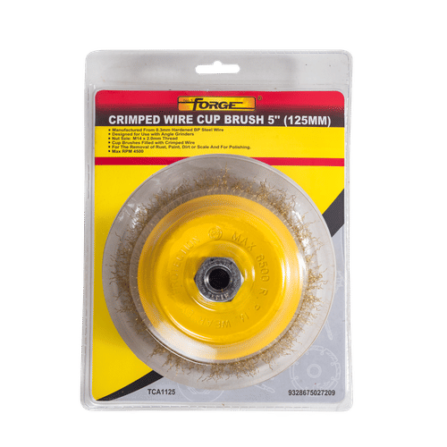 FORGE 14x2mm NUT 125mm SRTANDARD CUP BRUSH