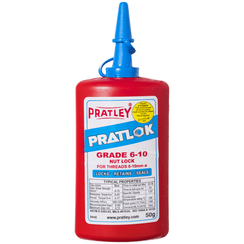 PRATLEY PRATLOK 6-10mm 50g NUT LOCK