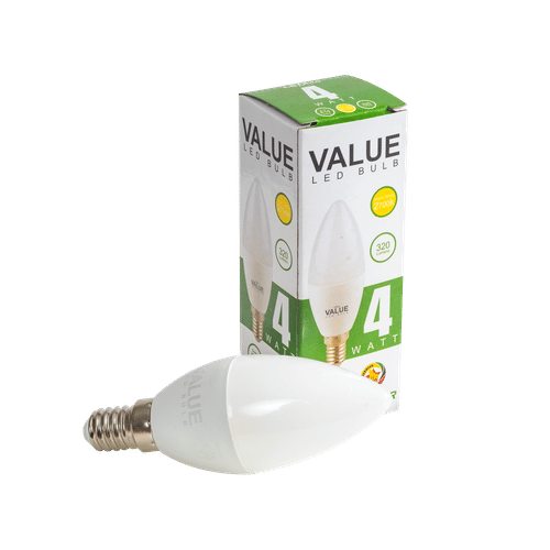 LEDLITE VALUE E27 WARMWHITE CANDLE 5w LED LAMP