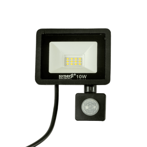 SYNERJI DAYLIGHT BLACK 10w LED FLOOD LIGHT