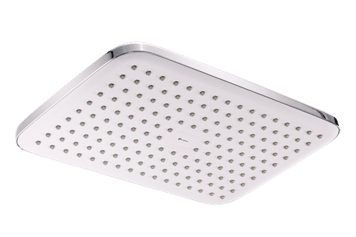 COBRA RECTANGULAR WHITE FACE PLATE 360mm SHOWER HEAD