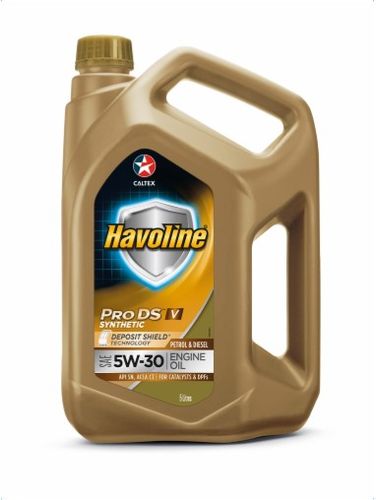 CALTEX HAVOLINE SYNTHETIC PRO-DS V SAE 5W30 5Lt ENGINE OIL