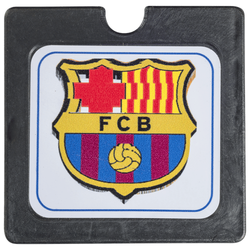 FCB PLASTIC SQUARE LICENCE DISC HOLDER