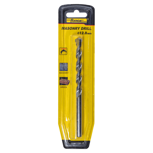 FORGE CHROME PLATED 12x150mm MASONRY DRILL BIT
