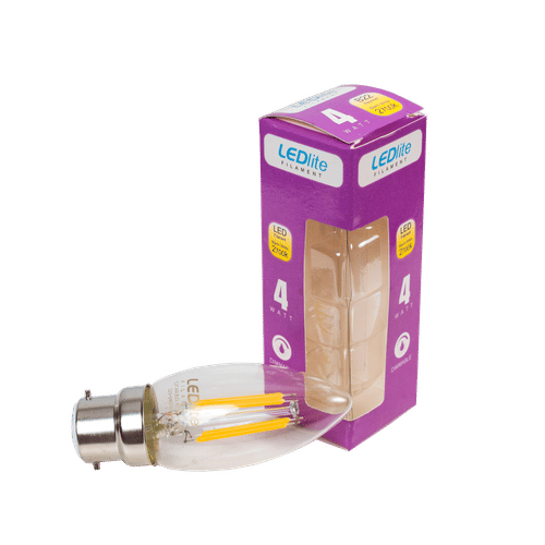 LEDLITE SBC DIMMABLE WARMWHITE CANDLE 4w LED LAMP