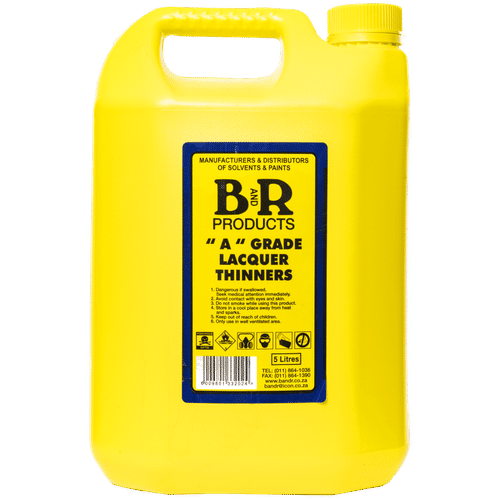 B&R 'A' GRADE 5Lt LACQUER THINNERS