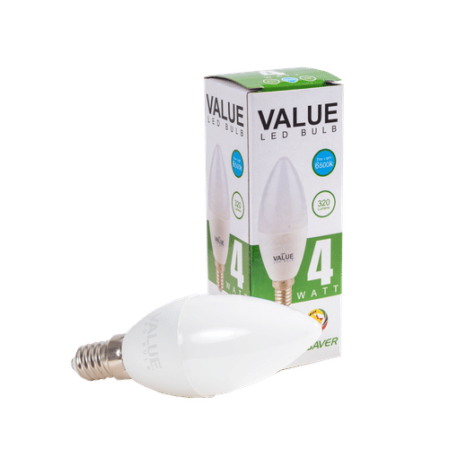 LEDLITE VALUE E14 DAYLIGHT CANDLE 4w LED LAMP