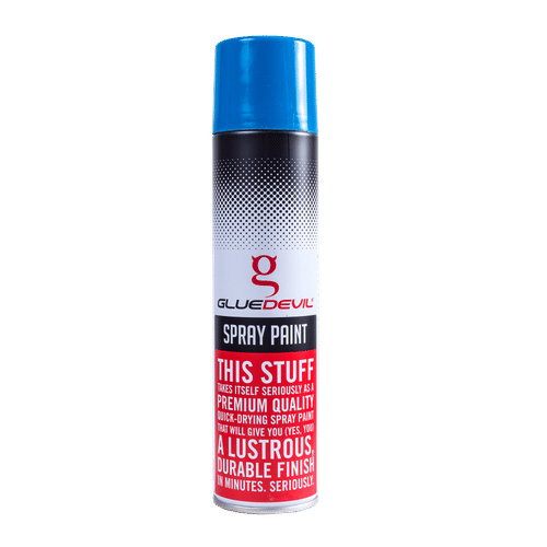 GLUEDEVIL ELECTRIC BLUE 300ml SPRAY PAINT