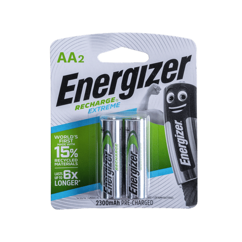 ENERGIZER RECHARGE 2300mAh 2-PACK AA BATTERY