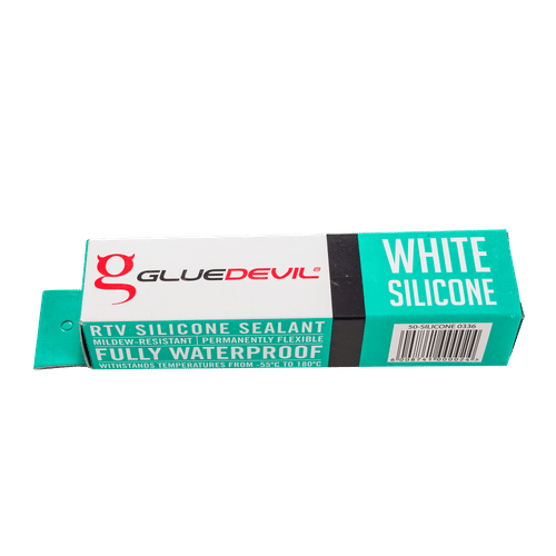 GLUEDEVIL WHITE 90ml BATH SILICONE SEALANT