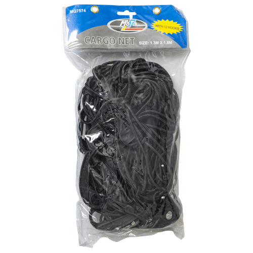 MOTO QUIP 1.3x1.8m CARGO NET WITH 12 HOOKS