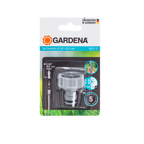 GARDENA ¾"x26.5mm TAP CONNECTOR