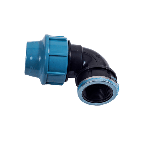 HDPE FEMALE 25mmx¾" COMPRESSION ELBOW
