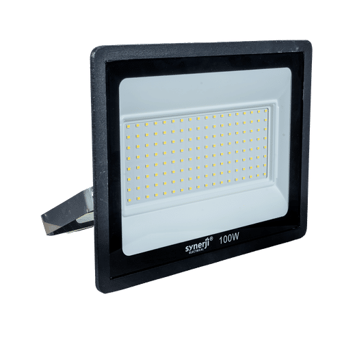 SYNERJI DAYLIGHT BLACK 6500K 100w LED FLOOD LIGHT 