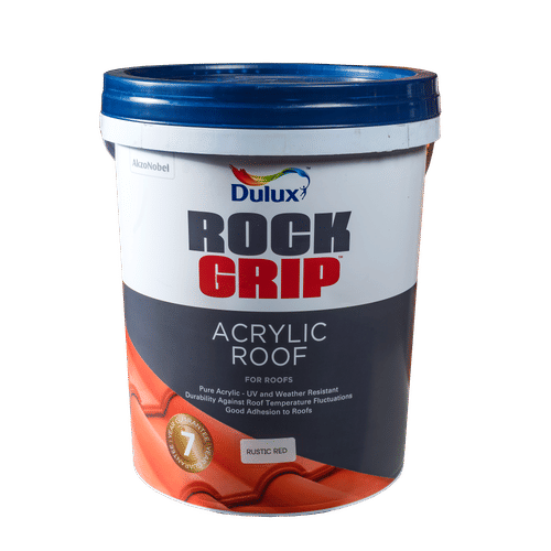 DULUX ROCKGRIP ACRYLIC RUSTIC RED 20Lt ROOF PAINT