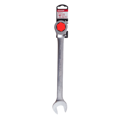 GEDORE RED METRIC 24mm COMBINATION RACHET SPANNER