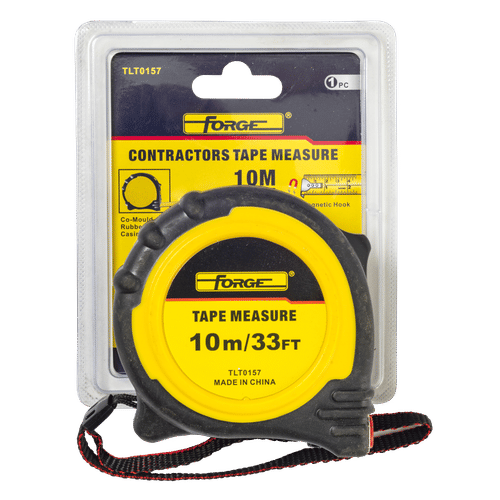 FORGE NYLON COATED 10m x 25mm TAPE MEASURE