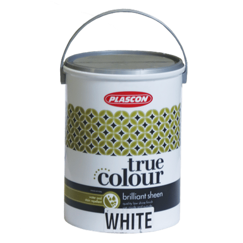 PLASCON TRUE COLOUR BRILLIANT SHEEN WHITE 20Lt PAINT