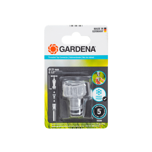 GARDENA ½"x12.5mm TAP CONNECTOR