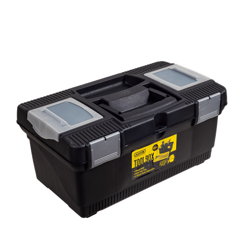 ADDIS 410x240x200mm PLASTIC TOOLBOX WITH REMOVABLE TRAY