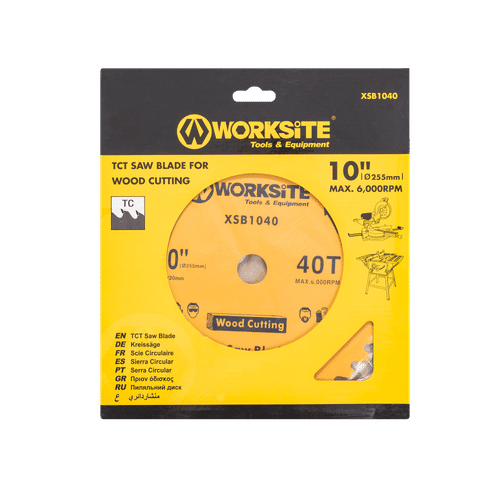 WORKSITE TUNGSTEN CARBIDE TIPPED 40T 235x20mm SAW BLADE