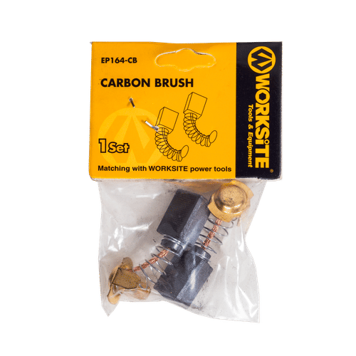 WORKSITE 2 PIECE 180mm POLISHER CARBON BRUSHES