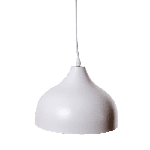 BRIGHT STAR PEN216 ES METAL WHITE 60w PENDANT FITTING