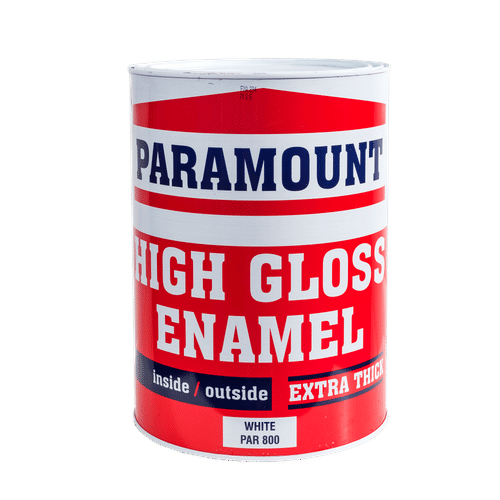 PARAMOUNT HIGH GLOSS ENAMEL WHITE 5Lt PAINT
