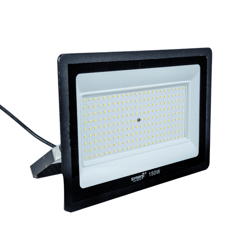 SYNERJI DAYLIGHT BLACK 6500K 150w LED FLOOD LIGHT 