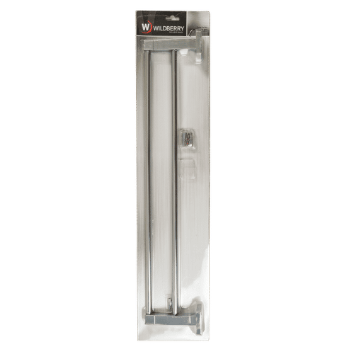 WILDBERRY STAINLESS STEEL & ZINC 600mm DOUBLE TOWEL BAR  